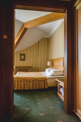 Отель Pałac Czarny Las (50 km od Katowic) Возники Стандартный двухместный номер с 1 кроватью или 2 отдельными кроватями-1